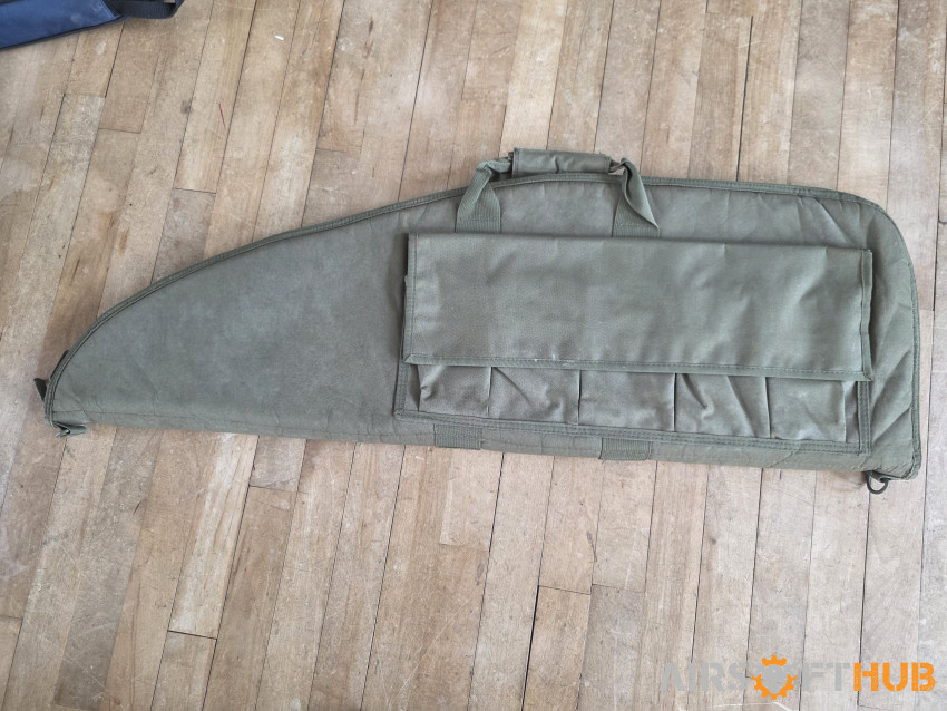 Green Rifle Padded Bag - Used airsoft equipment