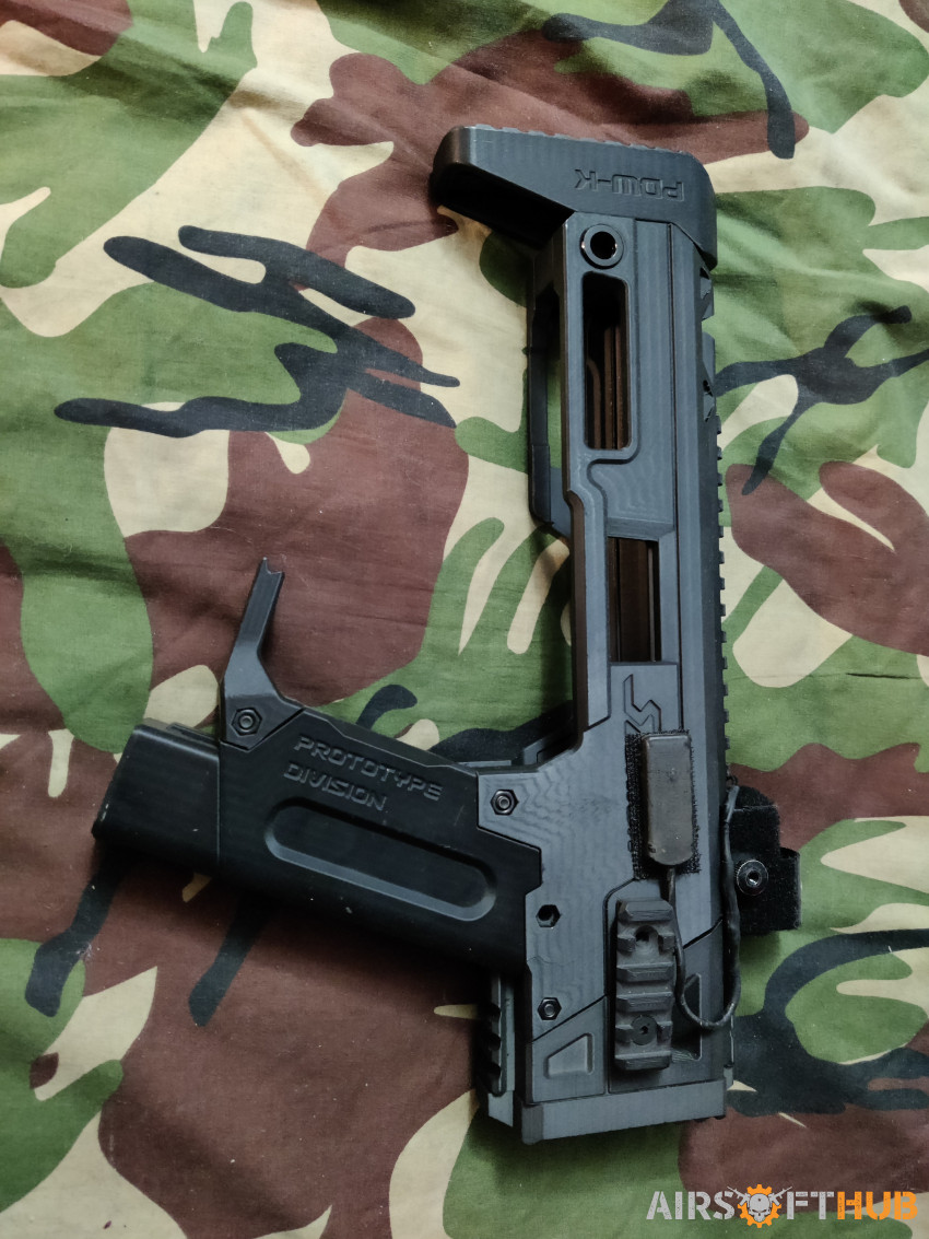 GLOCK 18/18C TACTICAL STOCK - Used airsoft equipment