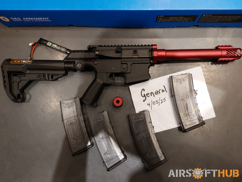 Ssg1 g&g m4 bundle - Used airsoft equipment