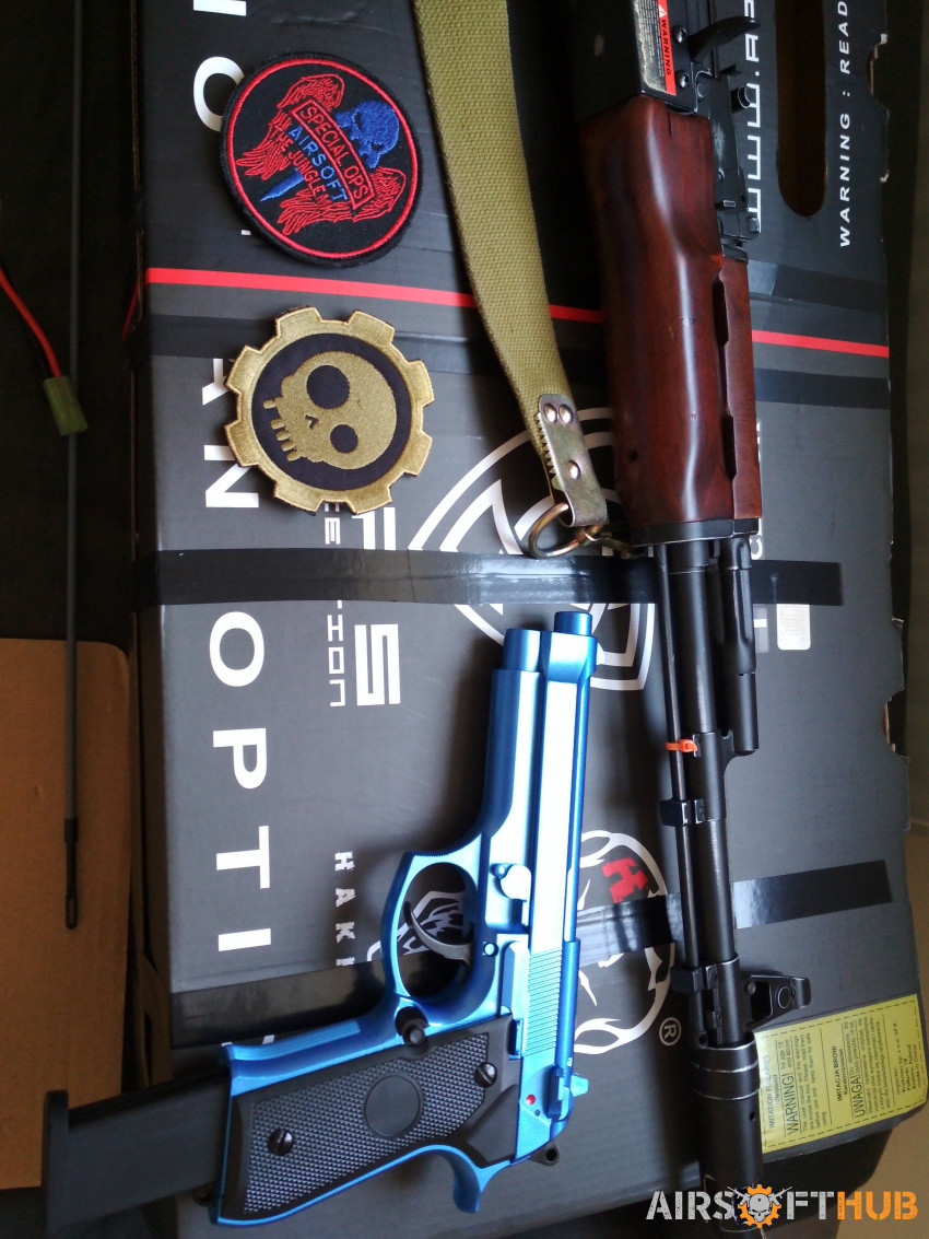APS - AK47 / Gas Pistol - Used airsoft equipment