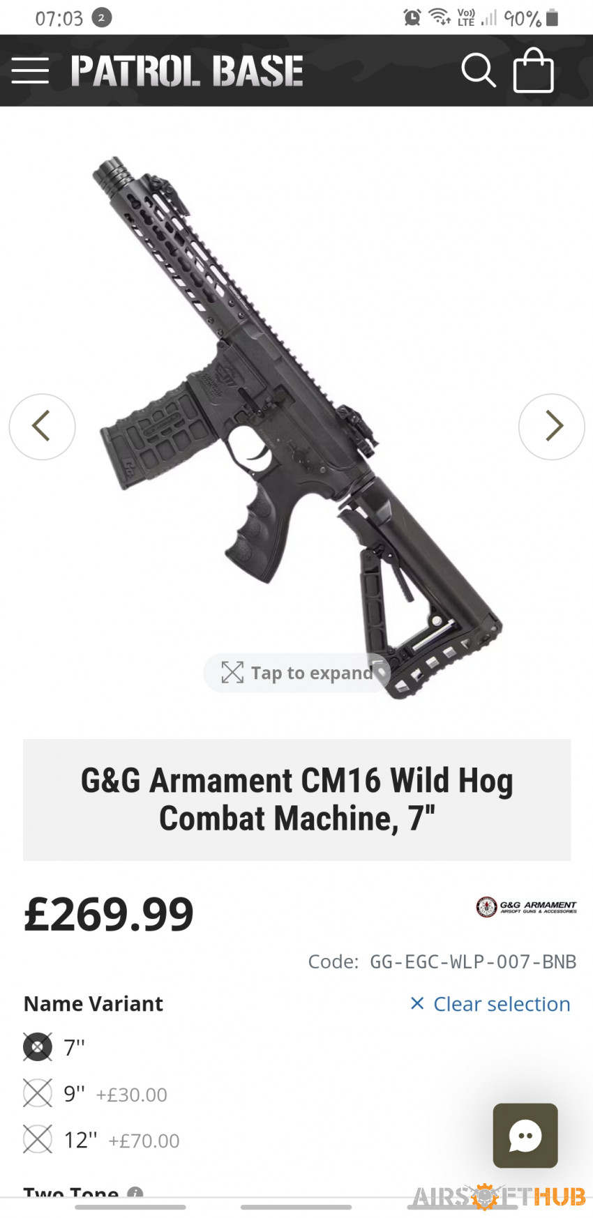 CM 16 Wild Hog Bundle - Used airsoft equipment