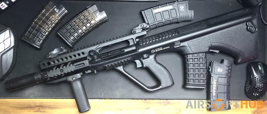Steyr AUG A3 + 5 magazines - Used airsoft equipment