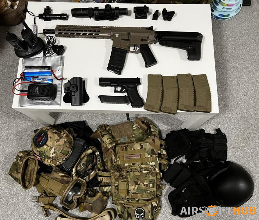 Guns and bundle - Used airsoft equipment