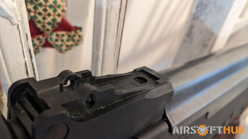 G&G AK rifle +2 mags + bag - Used airsoft equipment