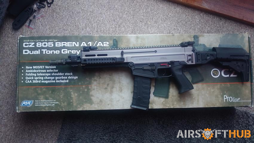 ASG CZ Bren in Grey - Used airsoft equipment