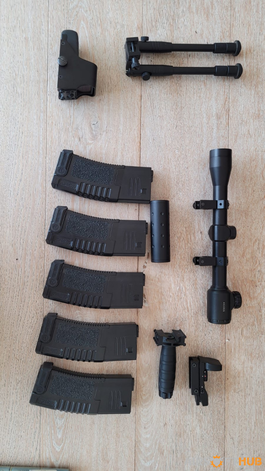 Bundle of gear,  G&G CM16 - Used airsoft equipment