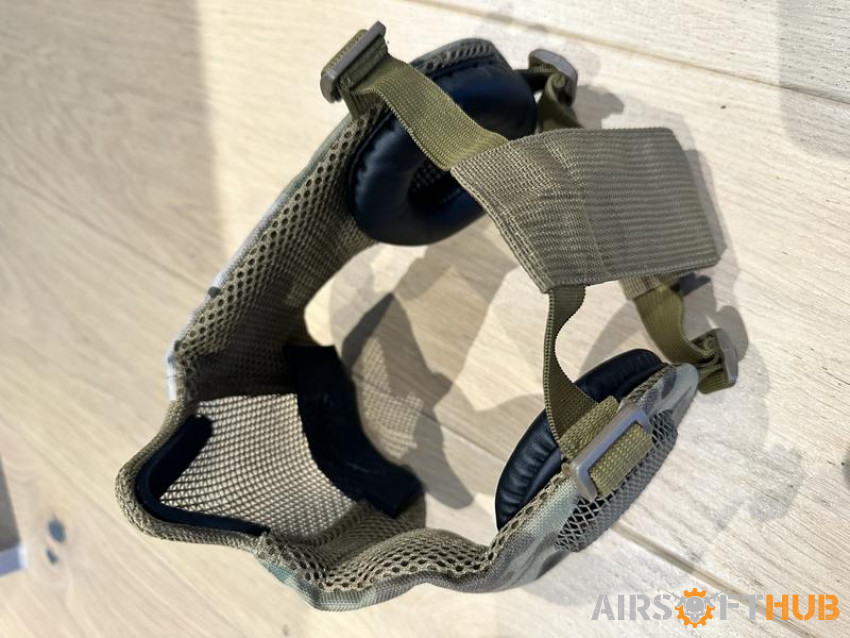 Face Mesh with Padded Ears - Used airsoft equipment