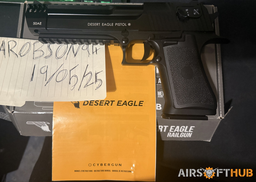 Cybergun Desert Eagle L6 .50AE - Used airsoft equipment