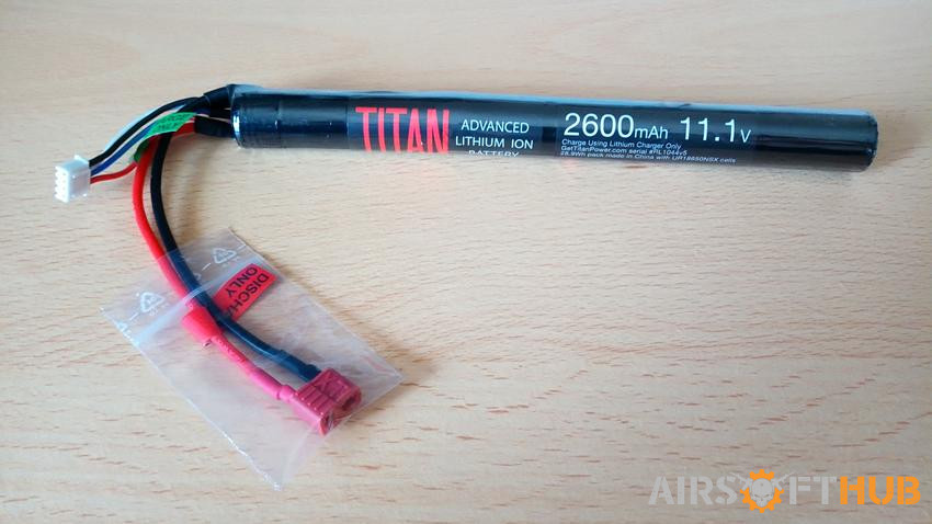 Titan 11.1v 2600mah [Deans] - Used airsoft equipment