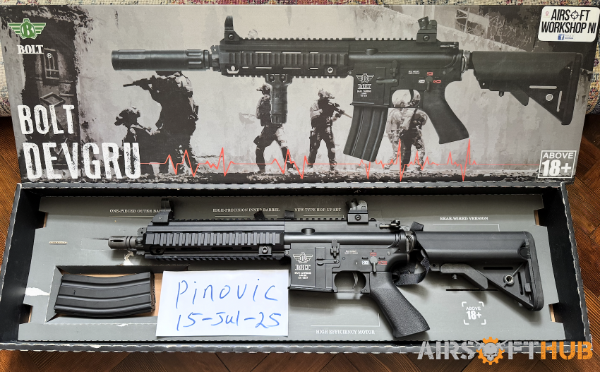 Bolt B4 Devgru EBB - Used airsoft equipment