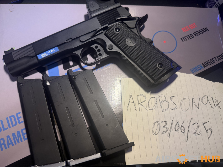 Vorsk VP-X RDS x3 Mags - Used airsoft equipment
