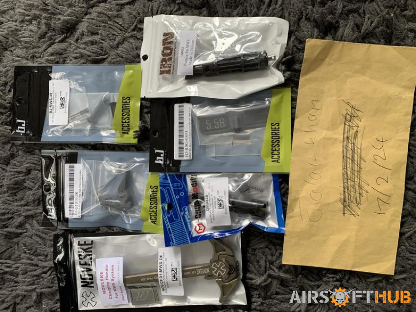 Full range of MWS parts - Used airsoft equipment