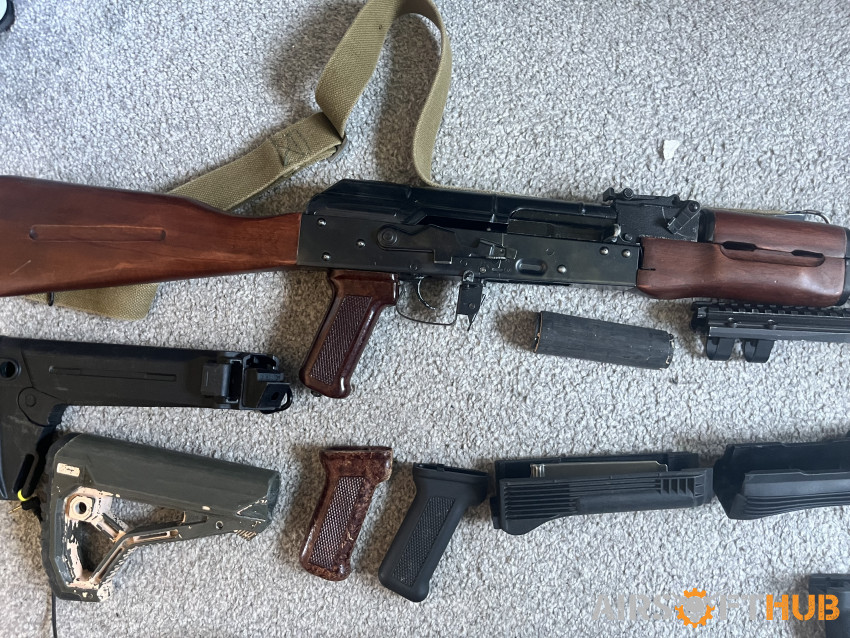WE AK PMC UPGRADED FULL PACKAG - Used airsoft equipment