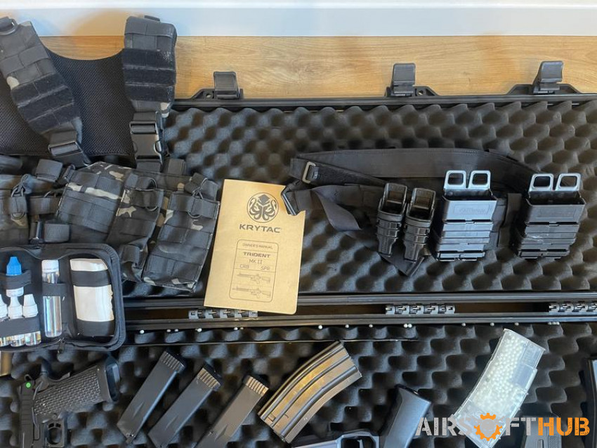 Krytac CRB and accessories - Used airsoft equipment