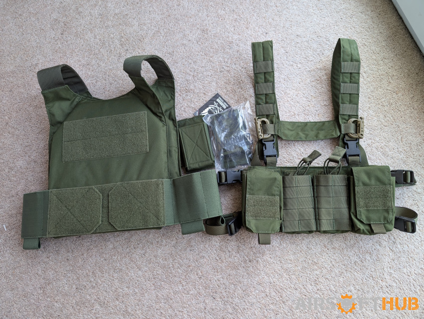WAS plate carrier & chest rig - Used airsoft equipment