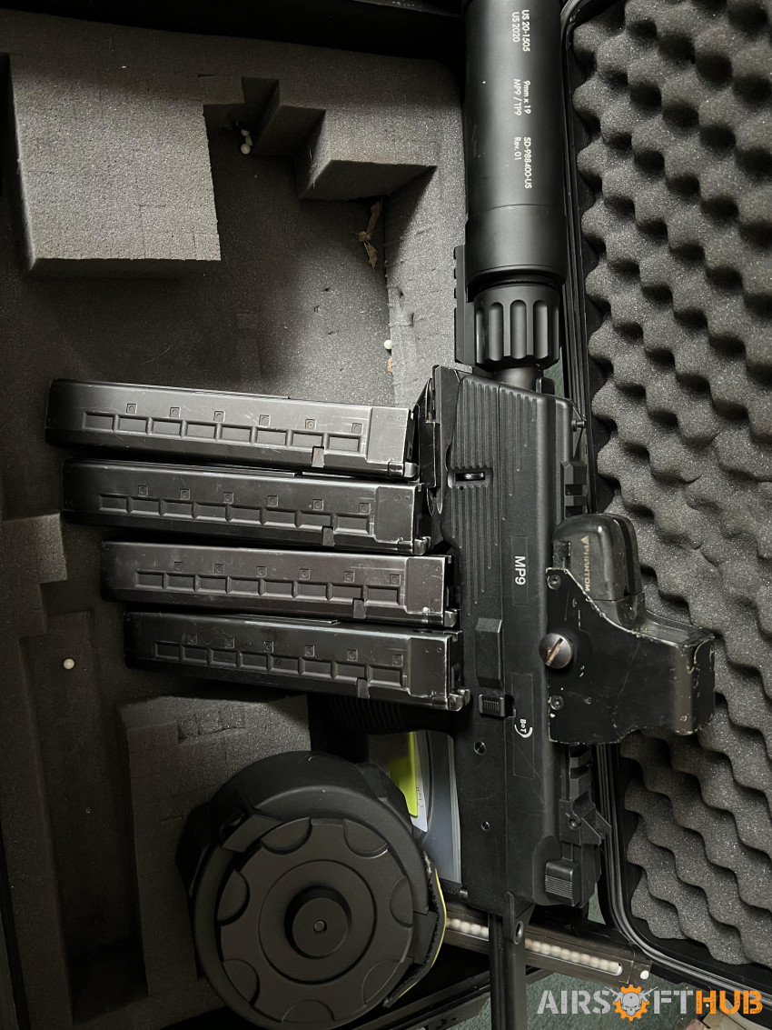 ASG MP9 gas blowback - Used airsoft equipment