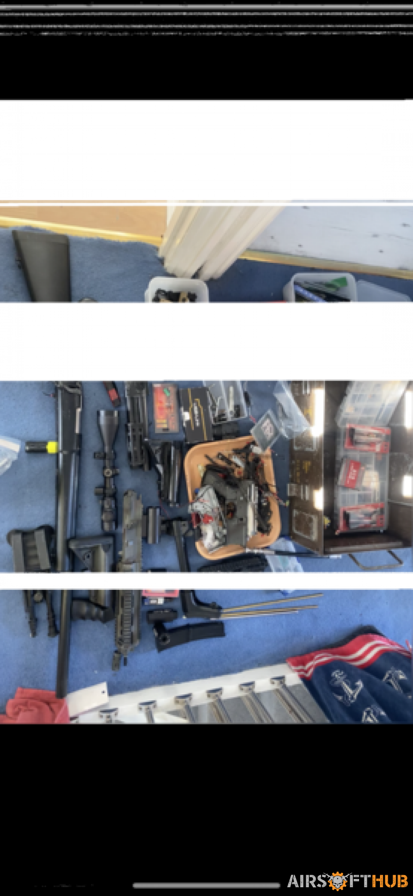 Internal parts and accessories - Used airsoft equipment