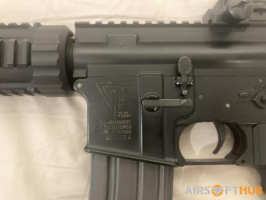 upgraded G&G top tech M4 - Used airsoft equipment