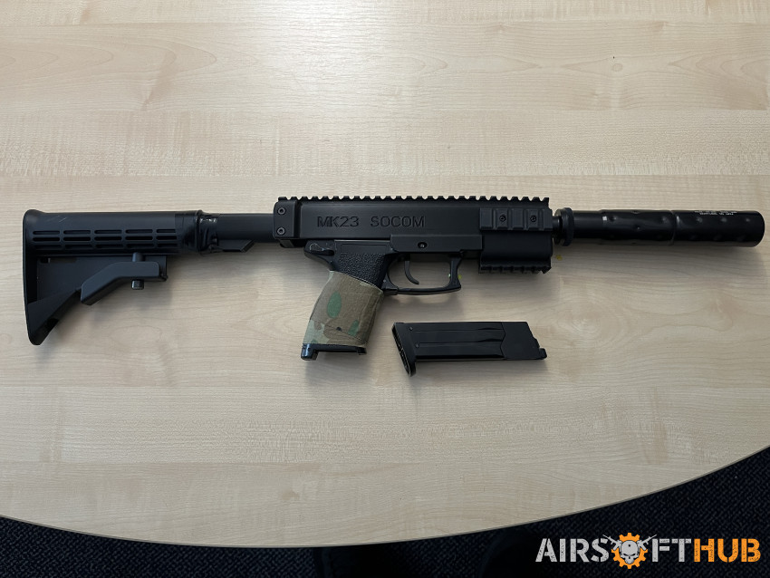ASG MK23 + CARBINE KIT - Used airsoft equipment