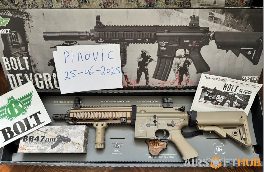 BOLT B4 DEVGRU BRSS Recoil - Used airsoft equipment