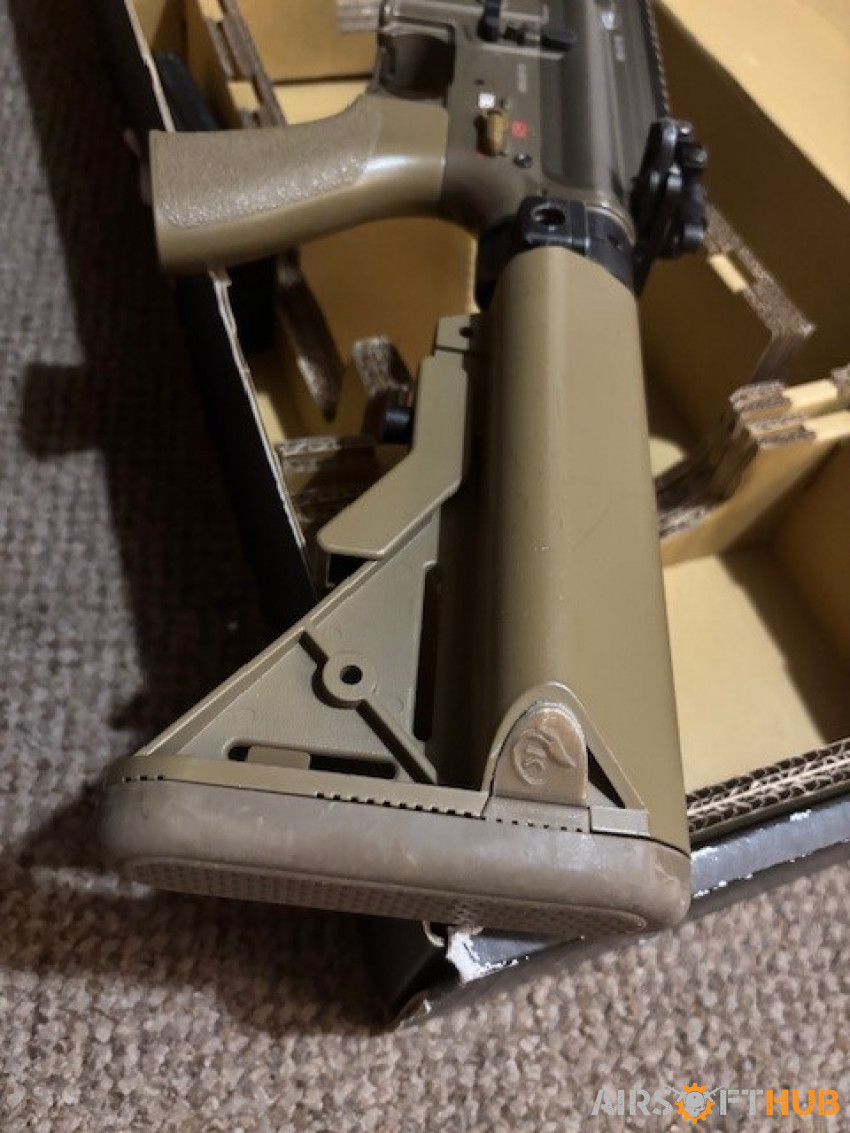 HK T416 Delta (Dark Earth) - Used airsoft equipment