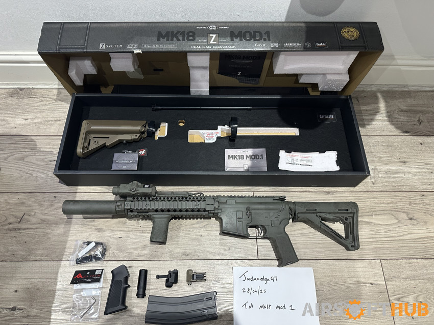 Tokyo Marui Mk18 mod1 MWS - Used airsoft equipment