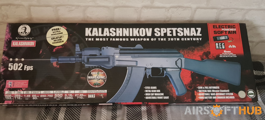 Cybergun Kalashnikov spetsnaz - Used airsoft equipment