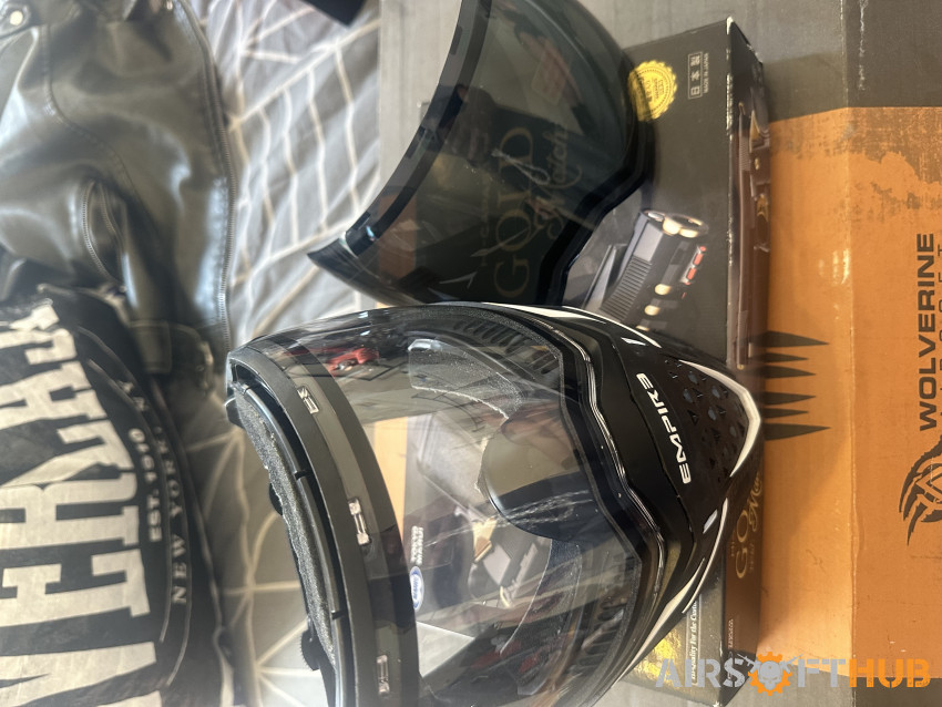 Air soft face mask - Used airsoft equipment