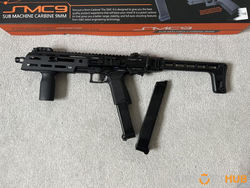 G&G SMC-9 *Gas powered smg - Used airsoft equipment