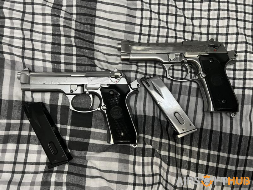 We m92 chrome - Used airsoft equipment
