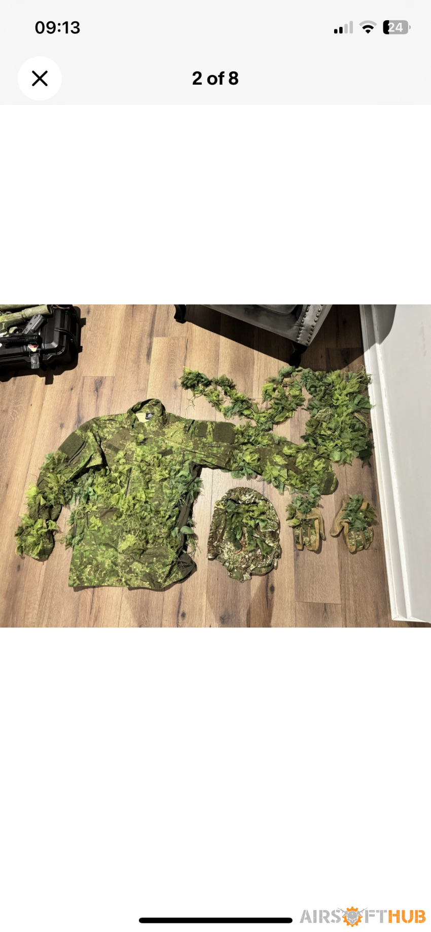 Complete Ghillie sniper bundle - Used airsoft equipment