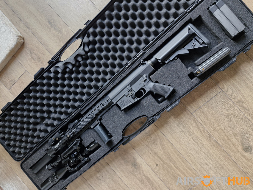 VFC SR25 ECC GBBR + extras - Used airsoft equipment