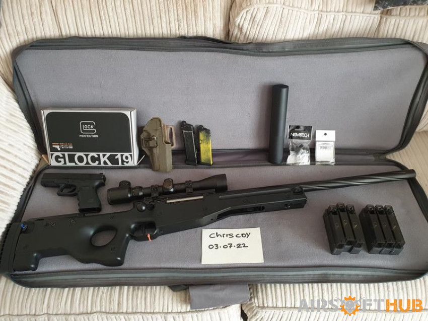 Novritsch SSG96 & Umarex Glock - Used airsoft equipment