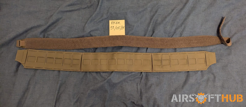 WAS Laser cut belt, Large (RG) - Used airsoft equipment