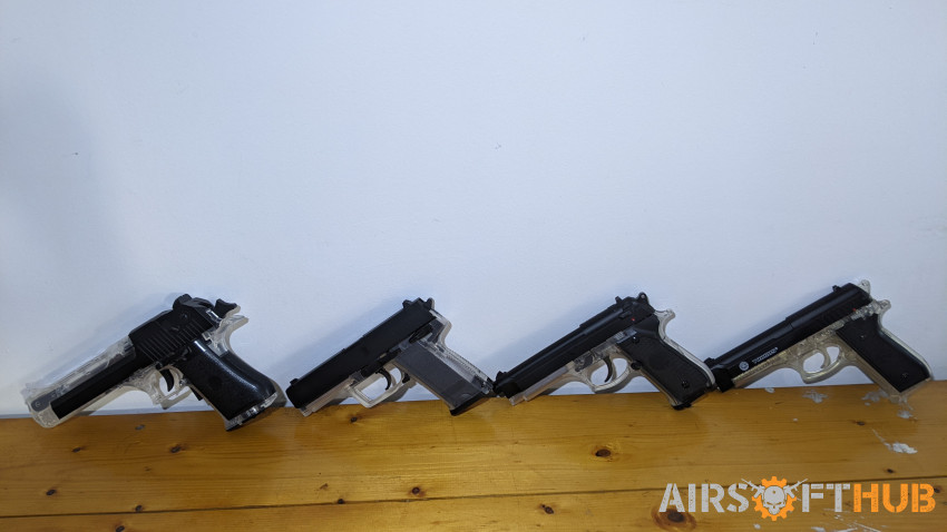 Joblot 4 pistols - Used airsoft equipment
