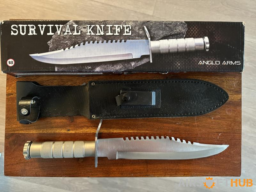 BRAND NEW in box Rambo knife!! - Used airsoft equipment