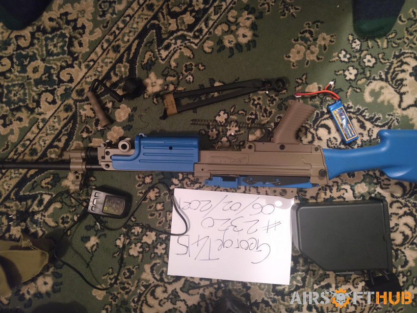 A&k m249 sale or swap PRICE DR - Used airsoft equipment