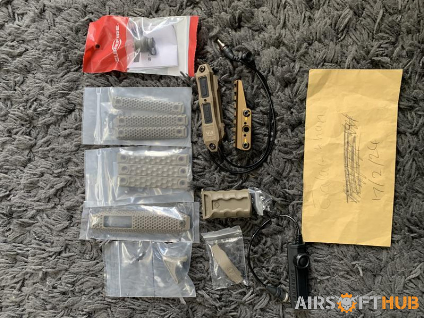 Rifle accessories - Used airsoft equipment