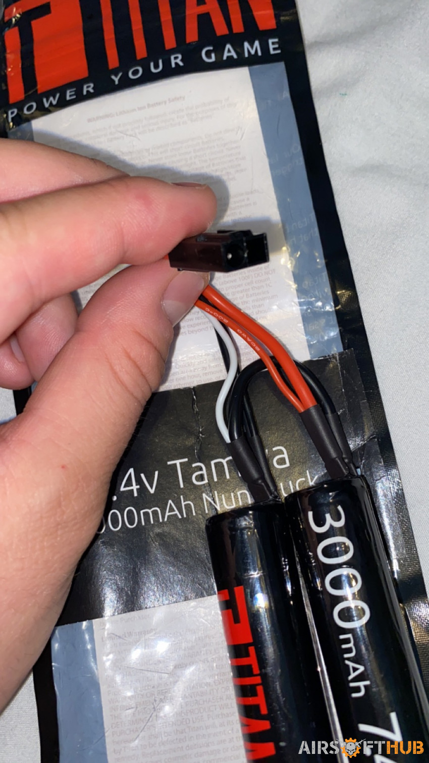 Titan 7.4 3000 mAh LIPO - Used airsoft equipment