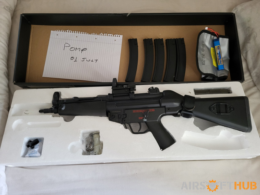 Upgraded JG MP5 A4 - Used airsoft equipment