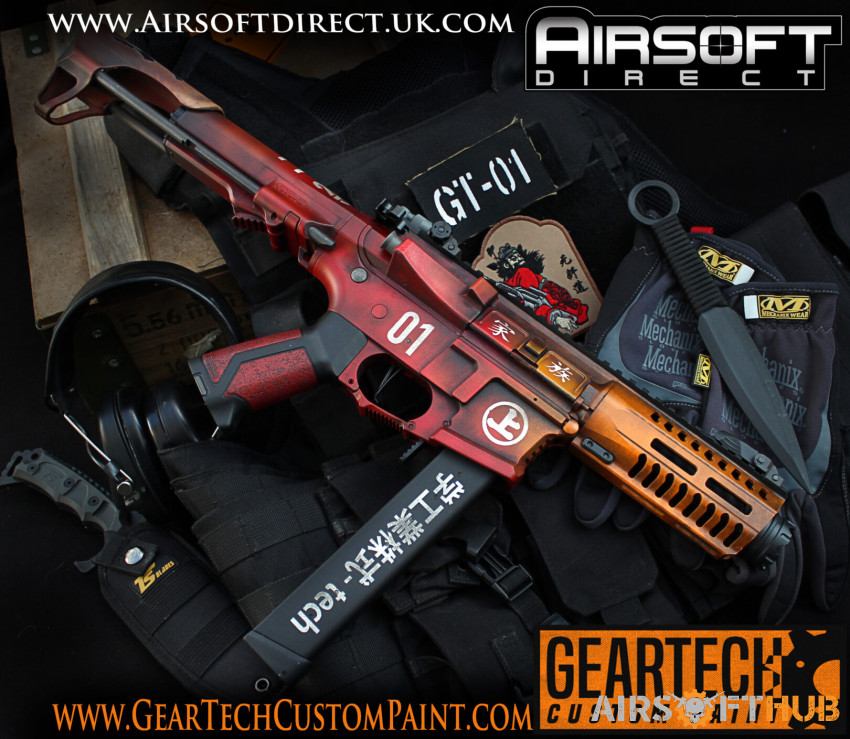 ANY CUSTOM PAINTED AIRSOFT GUN - Used airsoft equipment