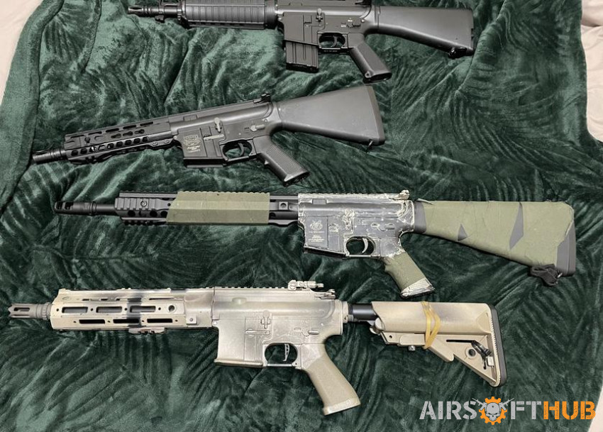 Multiple metal M4 AEG’s - Used airsoft equipment