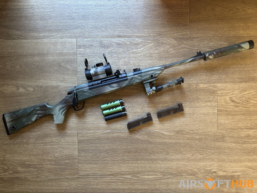 AAC-C1 Athena Gas Sniper Rifle - Used airsoft equipment