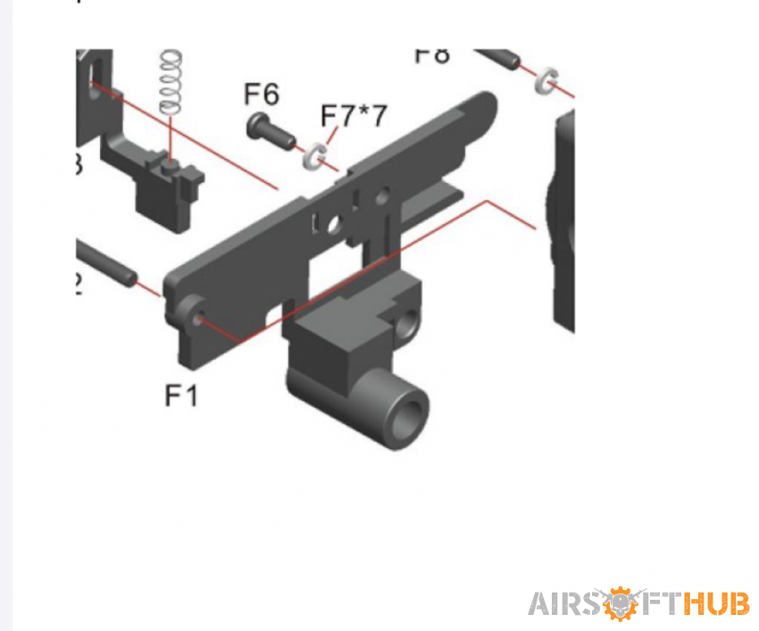 wanted g36 gearbox lever - Used airsoft equipment