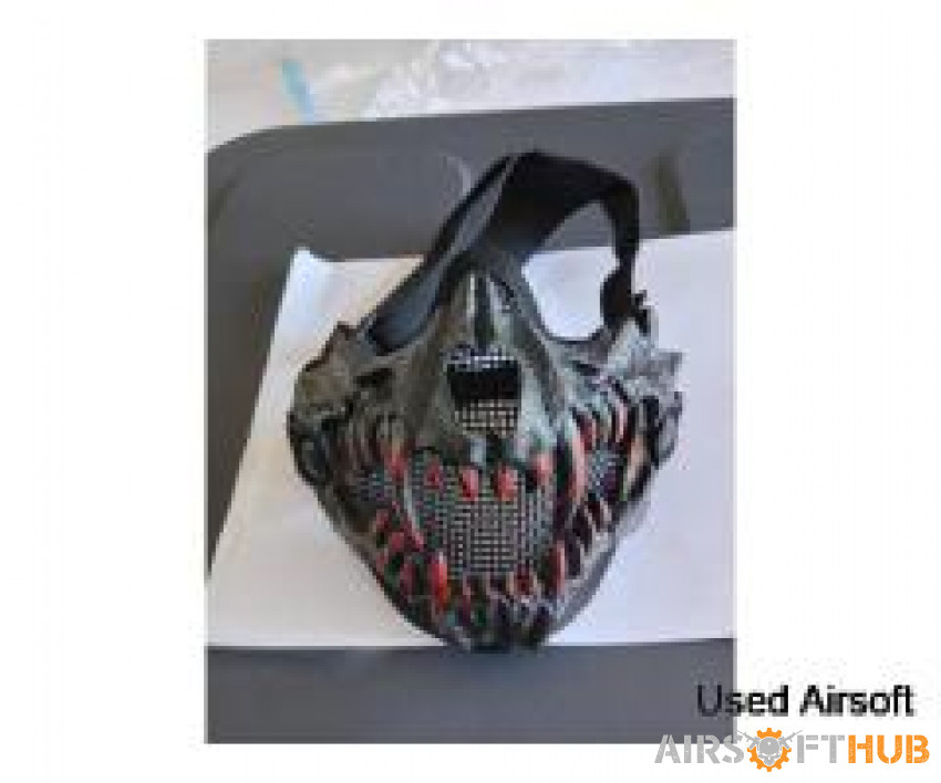 Airsoft Half face Mask - Used airsoft equipment