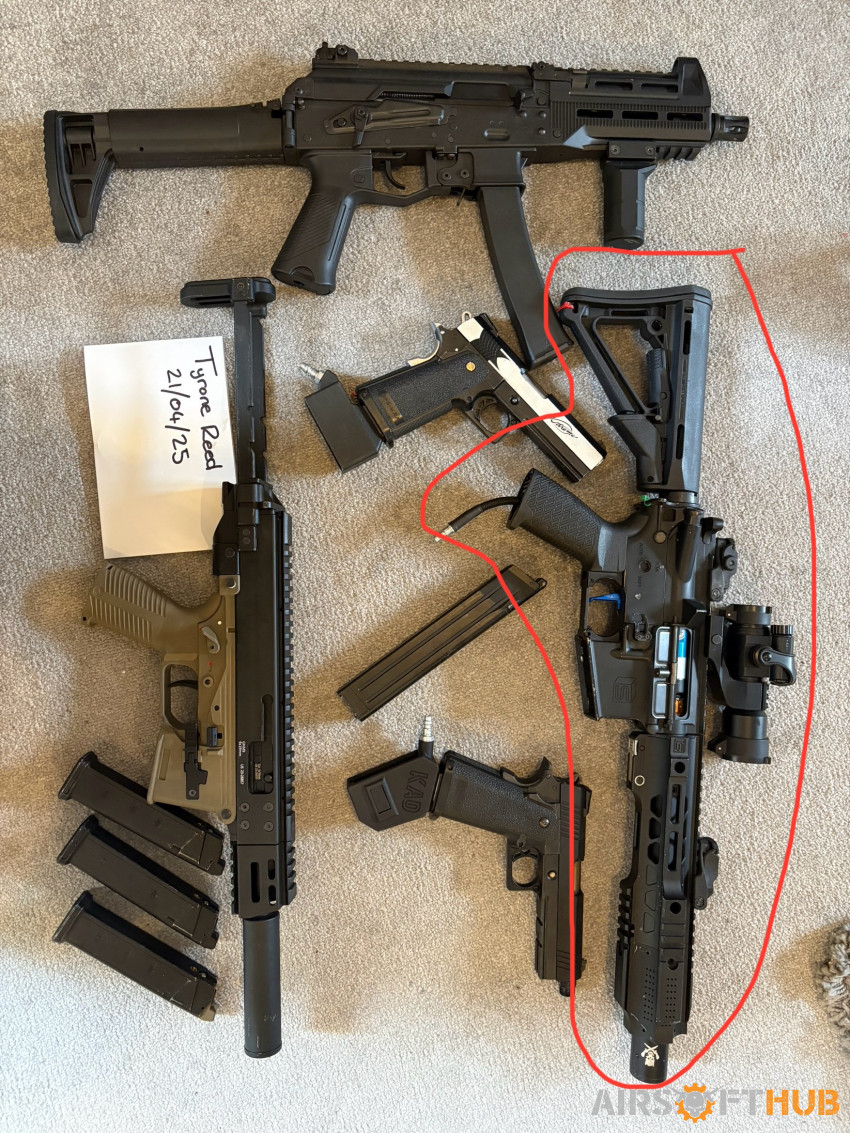 Salient Arms HPA F1 - Used airsoft equipment