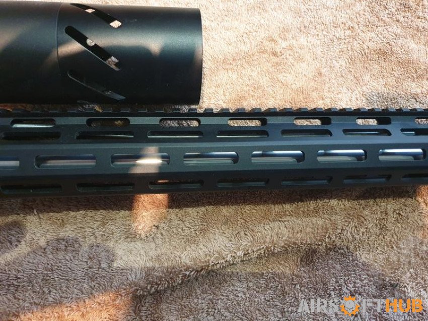 Custom SR25K URX4 M-LOK DMR - Used airsoft equipment