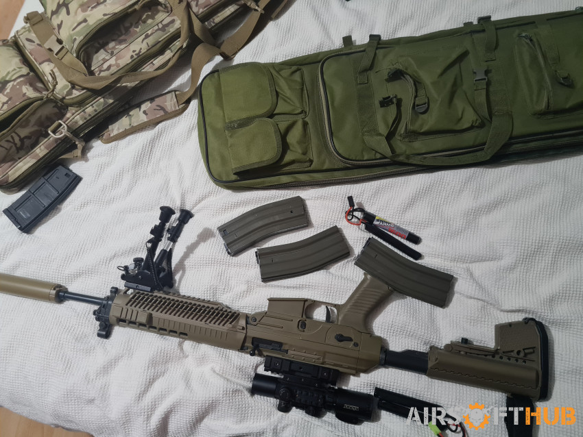 SIG SAUER 556 and SMG - Used airsoft equipment