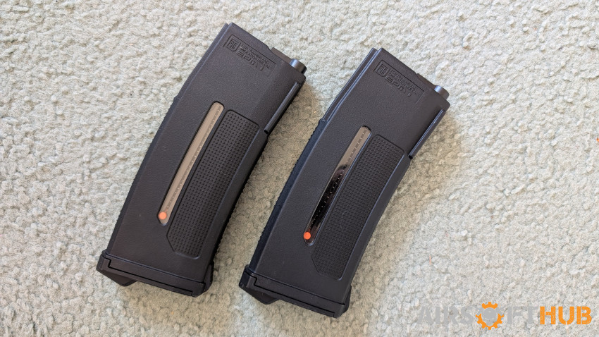 2 x PTS EPM1 - 250 Round Magaz - Used airsoft equipment