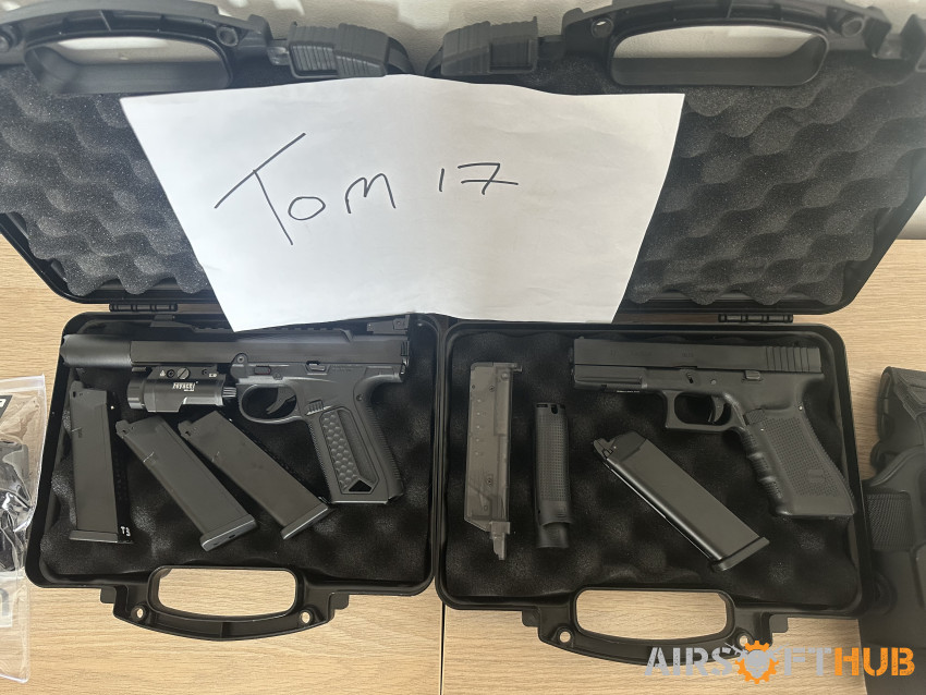 AAP 01 and WE EU 17 gen 4 - Used airsoft equipment